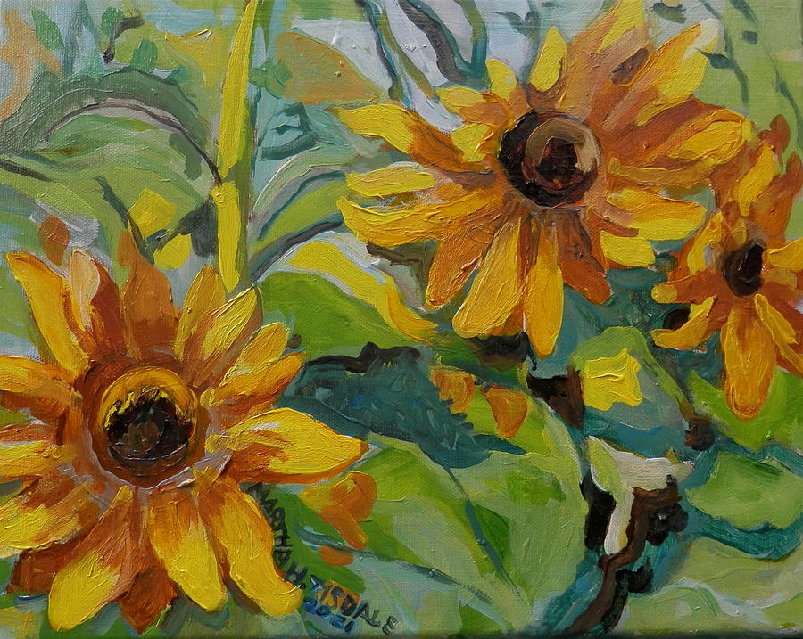 Sunflowers Painting by Martha Tisdale