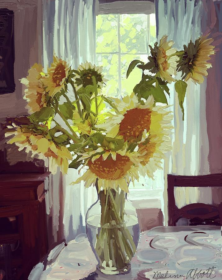Sunflowers Painting by Melissa Abbott