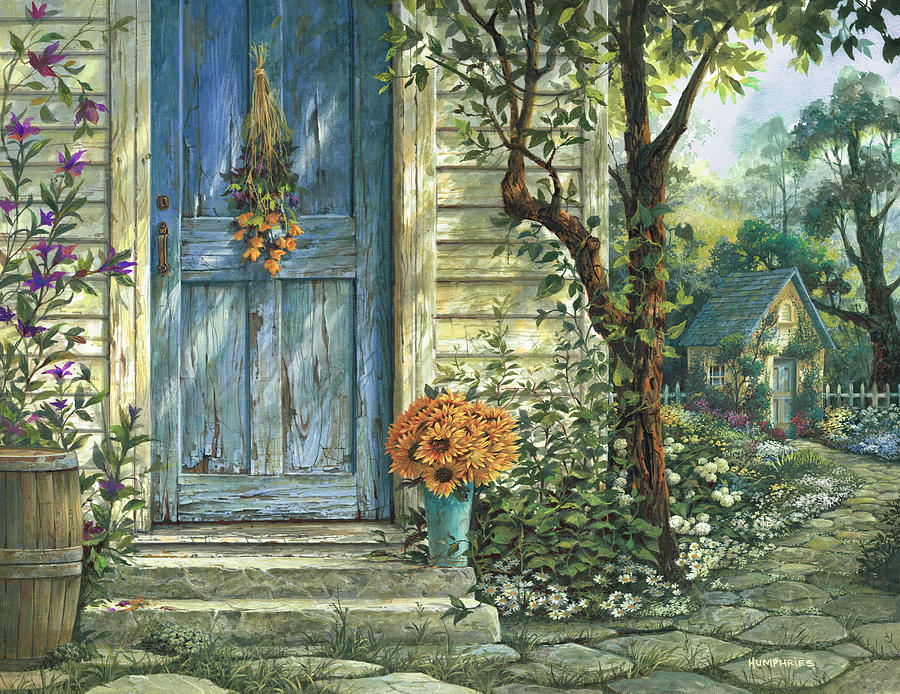 Sunflowers Painting by Michael Humphries