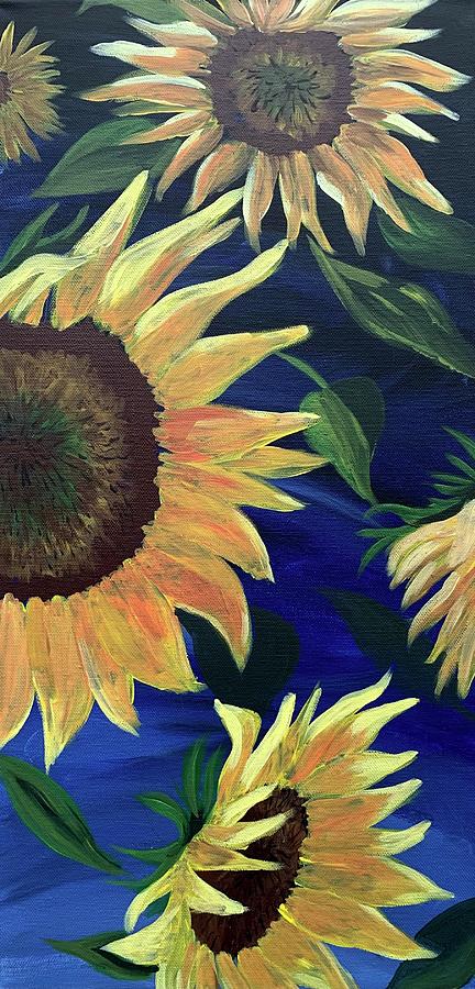 Sunflowers Painting by Natalia Ciriaco