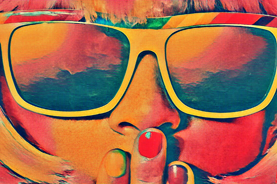 Sunglasses Mixed Media by Dan Twyman