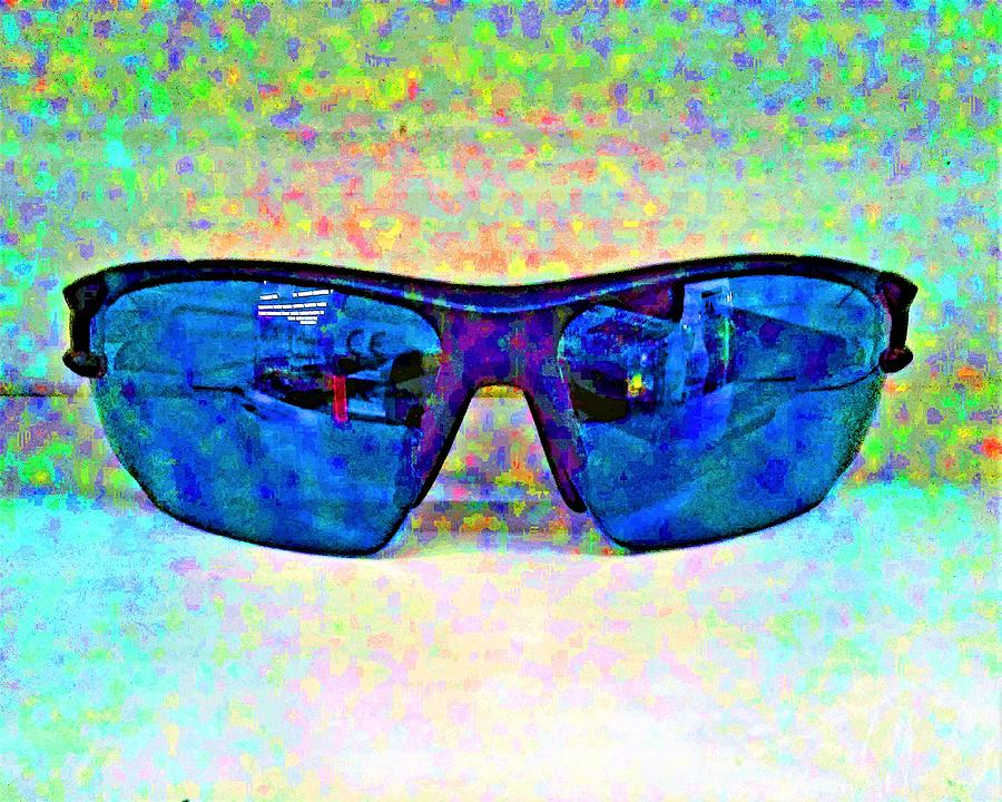 Sunglasses Solarized Photograph by Andrew Lawrence