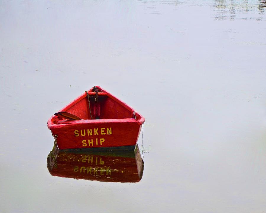 Sunken Ship Photograph by Corinne Rhode