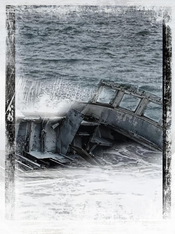 Sunken Ship Photograph