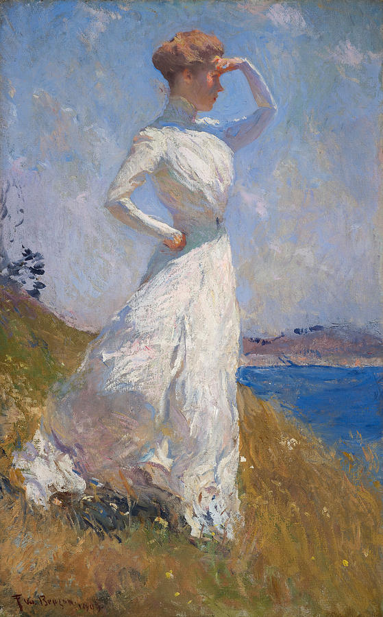 Sunlight, 1909 Painting by Frank Weston Benson