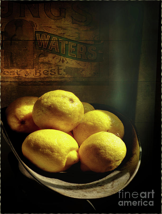 Sunlight And Lemons Photograph by John Anderson
