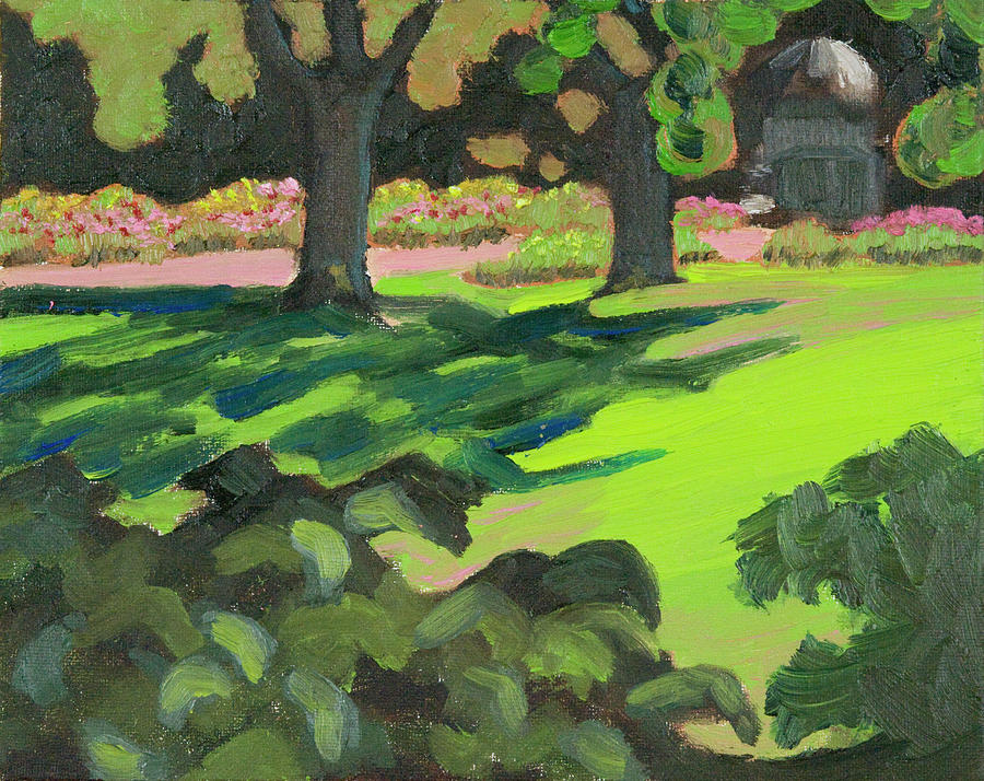 Sunlight and Shadows, Whetstone Park Painting by Katherine Crowley
