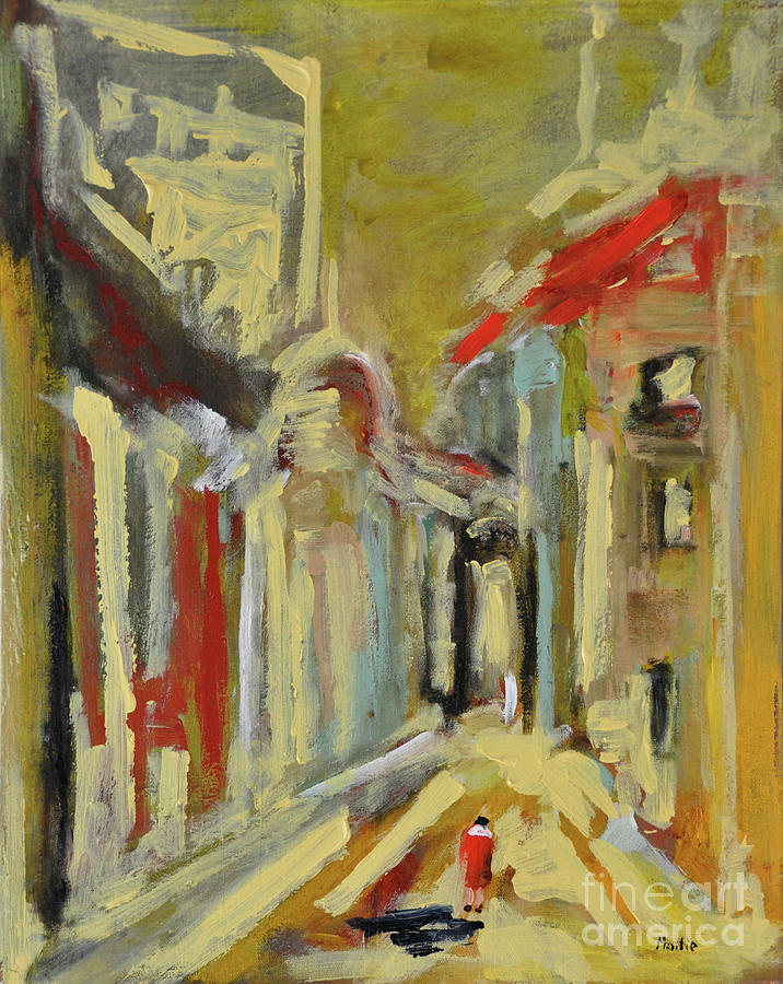 Sunlight in the City Painting by Rome Matikonyte