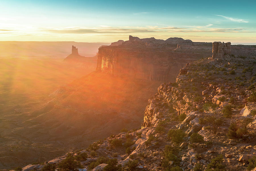 Sunlight on Canyon Walls - Canyonlands National Park Photograph by Eric ...