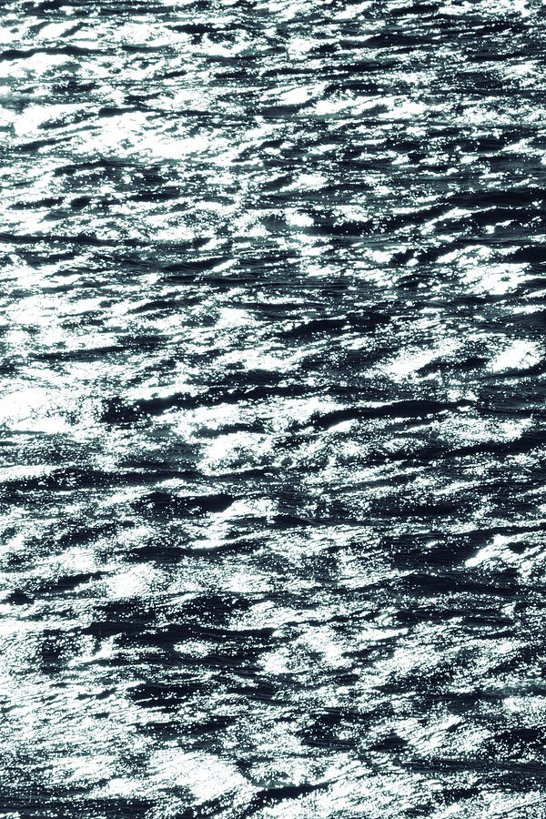 Sunlight plays on the ripples of the sea - duotone Photograph by Ulrich Kunst And Bettina Scheidulin