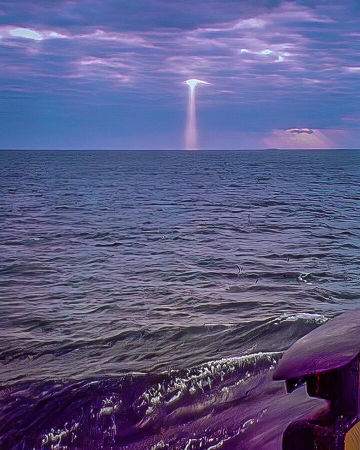 Sunlight ray through clouds Photograph by Mike Worley Sunlight ray through clouds Photograph by Mike Worley