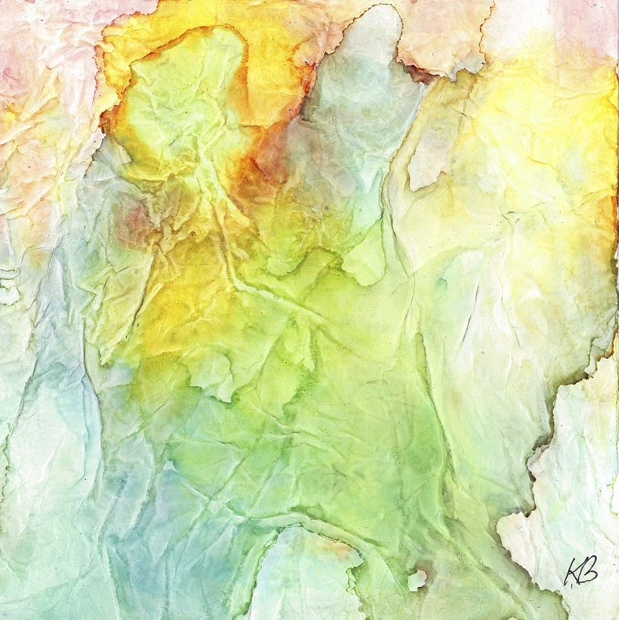 Sunlit Leaves Painting by Katy Bishop