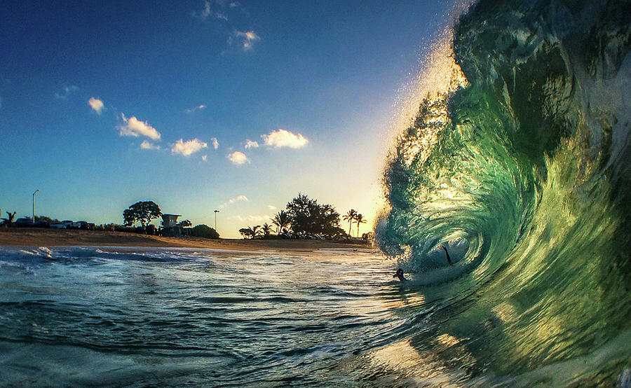 Sunlit Surf Photograph by Derek Winters - Fine Art America