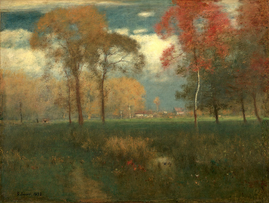 George Inness Painting - Sunny Autumn Day by George Inness