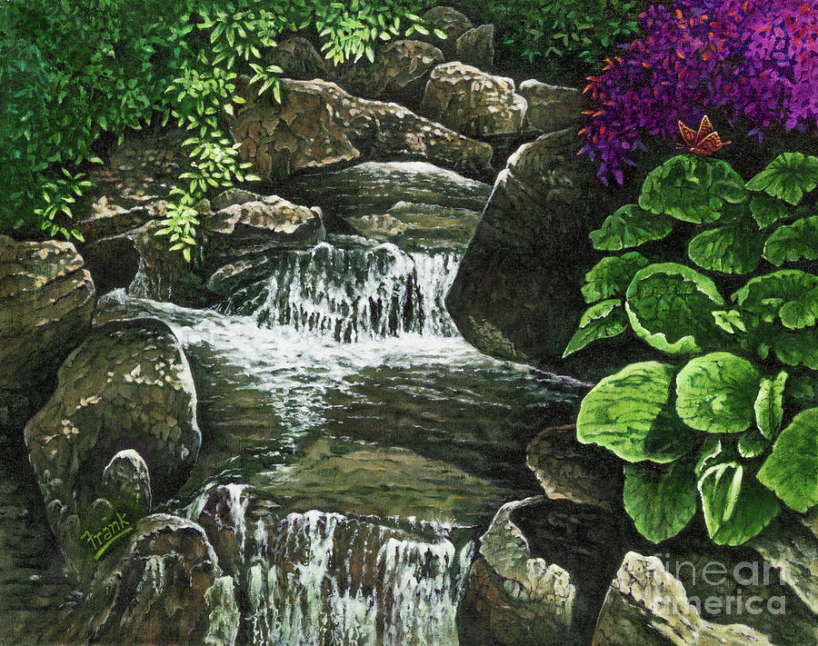 Sunny Brook Painting by Michael Frank