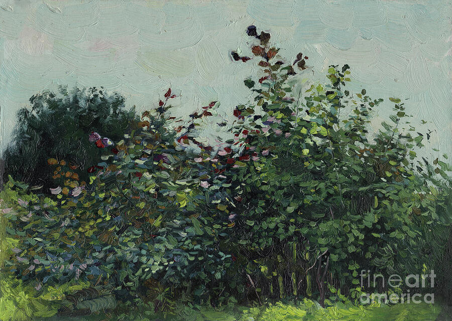 Sunny Bush Painting