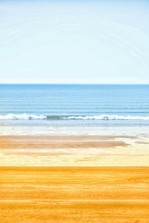 Beach Photograph - Sunny Day Sky, Sea and Sand by Anthony Harcourt Beach Photograph - Sunny Day Sky, Sea and Sand by Anthony Harcourt