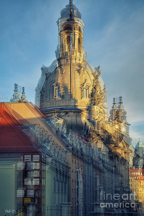 Sunny Evening in Dresden Photograph by Jutta Maria Pusl