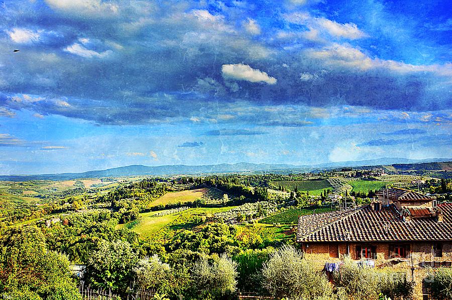 Sunny Landscape in Tuscany Photograph by Ramona Matei