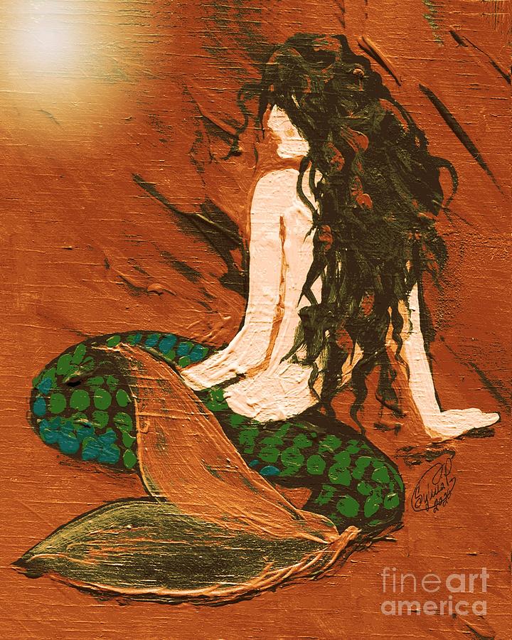 Sunny Mermaid Painting by Follow Themoonart Sunny Mermaid Painting by Follow Themoonart