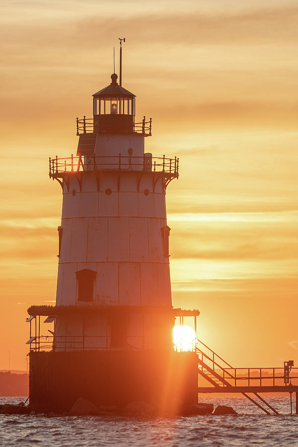 Sunny Side of Conimicut Point Lighthouse Photograph by Denise Kopko