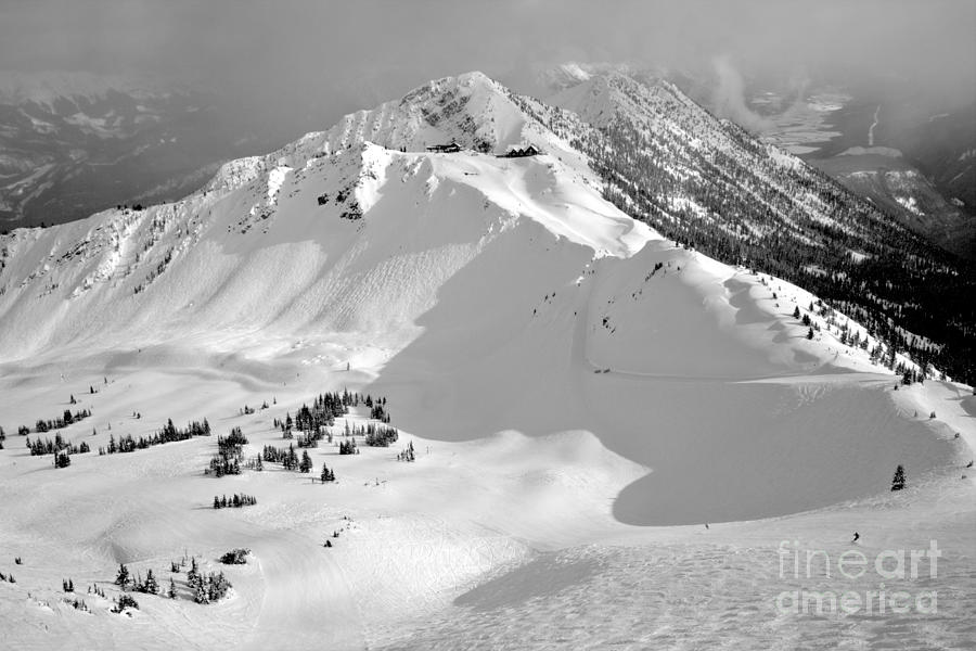 Sunny Skies Over Bowl Over Black And White Photograph by Adam Jewell