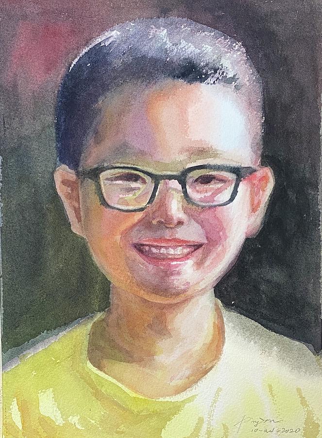 Sunny Smiling Painting by Ping Yan
