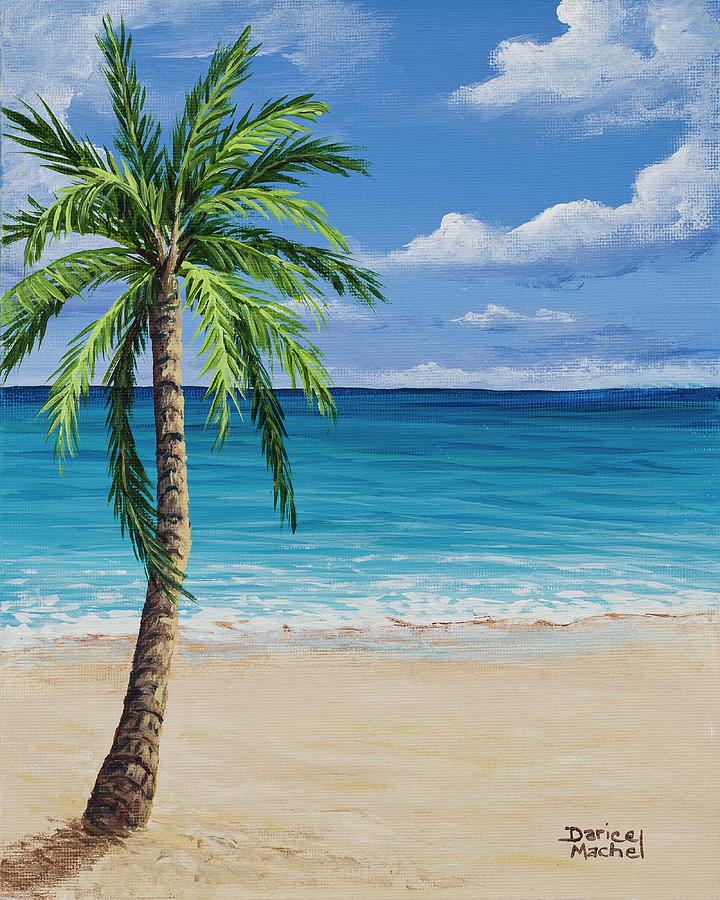 Sunny Tropical Day Painting by Darice Machel McGuire