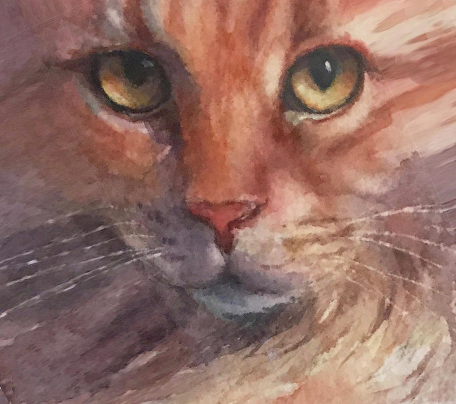 Who Me? Painting by Susan Blackwood