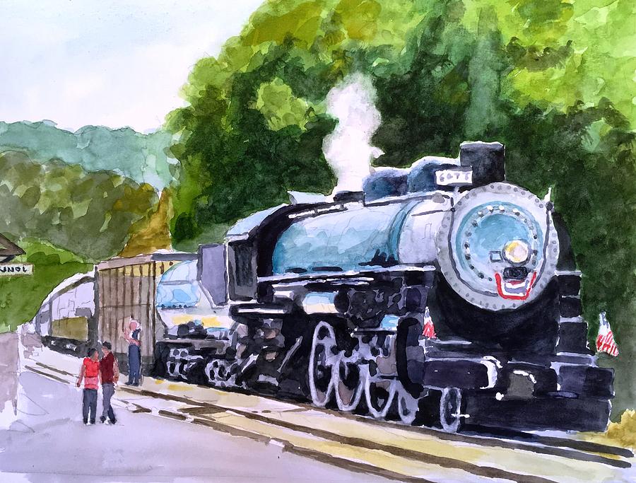 Sunol Train Painting by John West