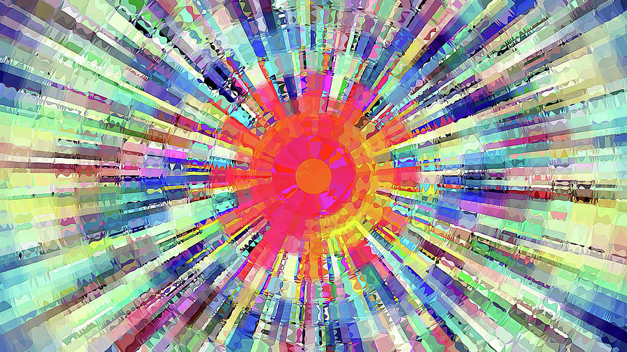 Sunplosion Crystals Digital Art by David Manlove