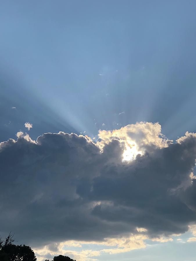 Sunrays In The Clouds Photograph