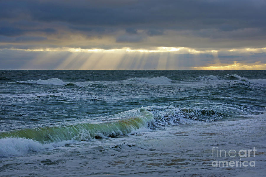 Sunrays of Hope on Turbulent Morning 7724 Photograph by Jack Schultz