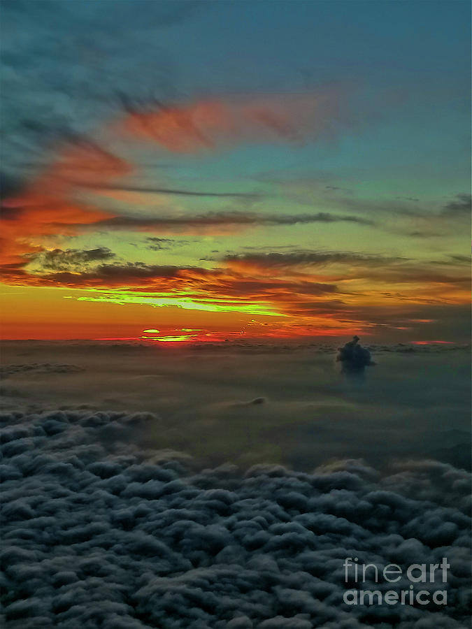 Sunrise Among The Clouds Photograph