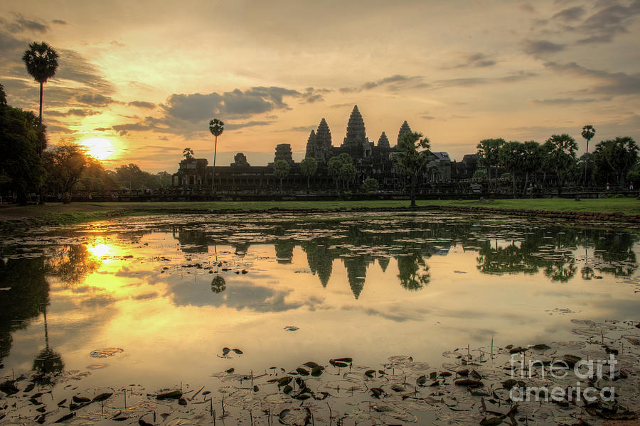 Cambodia Photograph - Sunrise Angkor Wat by Jennylynn Fields