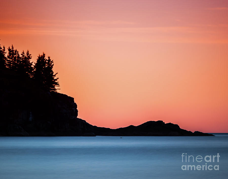 Sunrise At Acadia - Sand Beach Photograph