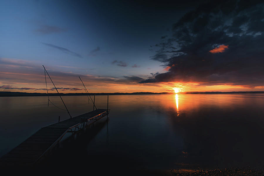 Sunrise at Batchawana Bay Photograph by Jay Smith