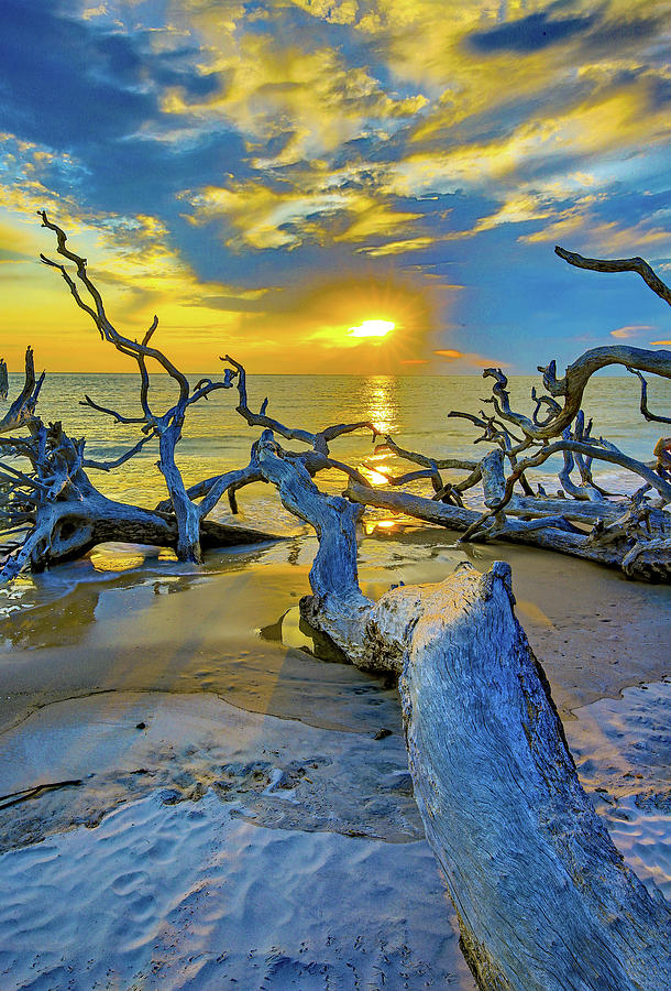 Sunrise at Big Talbot Island 1 Photograph by James Frazier - Fine Art ...