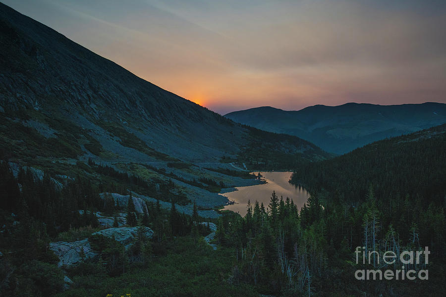 Sunrise at Blue Lakes Photograph by Patrick Nowotny