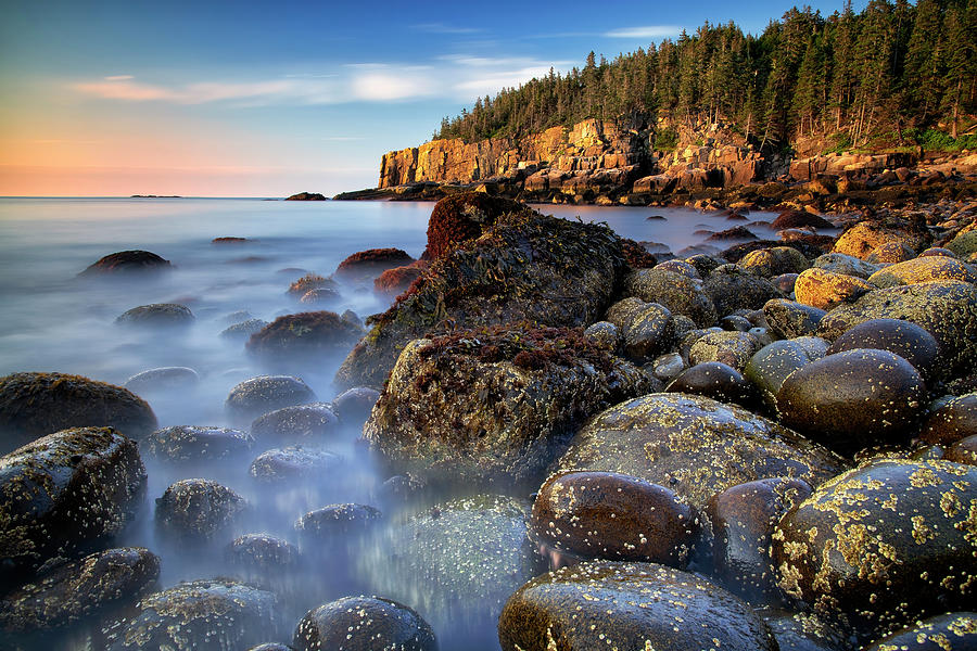Sunrise at Boulder Beach Photograph by Andy Crawford