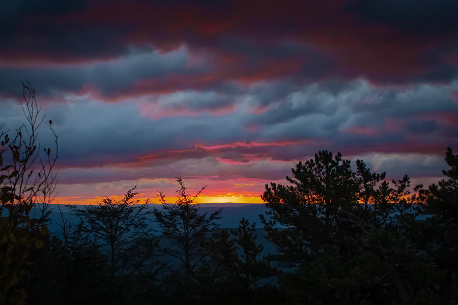 Sunrise at Chimney Top 2 Photograph by Evan Foster