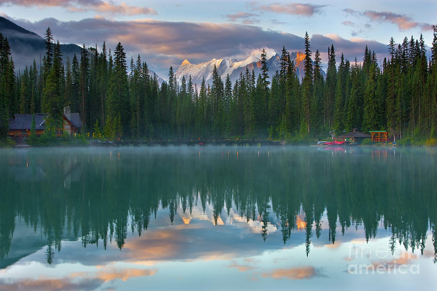Sunrise at Emerald Lake, Canada 9 Photograph by Henk Meijer Photography