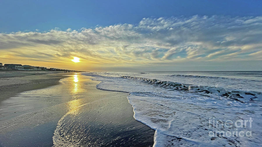 Sunrise at Holden beach  7607 Photograph by Jack Schultz