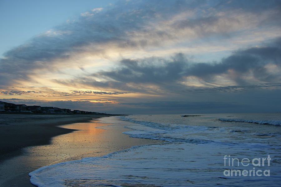 Sunrise at Holden Beach NC  7017 Photograph by Jack Schultz