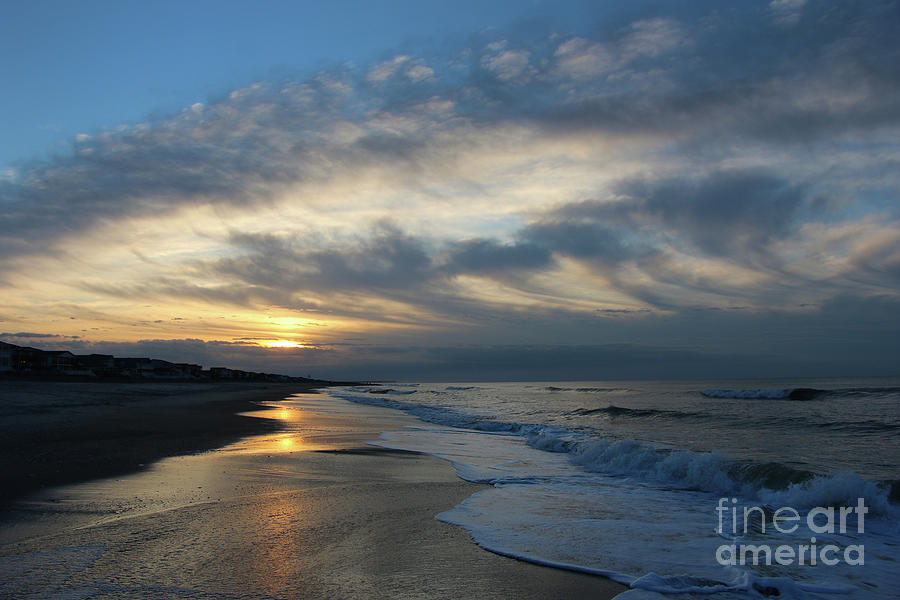 Sunrise at Holden Beach NC  7033 Photograph by Jack Schultz