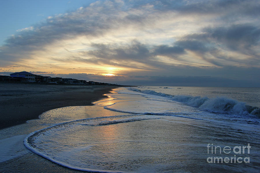 Sunrise at Holden Beach NC  7037 Photograph by Jack Schultz