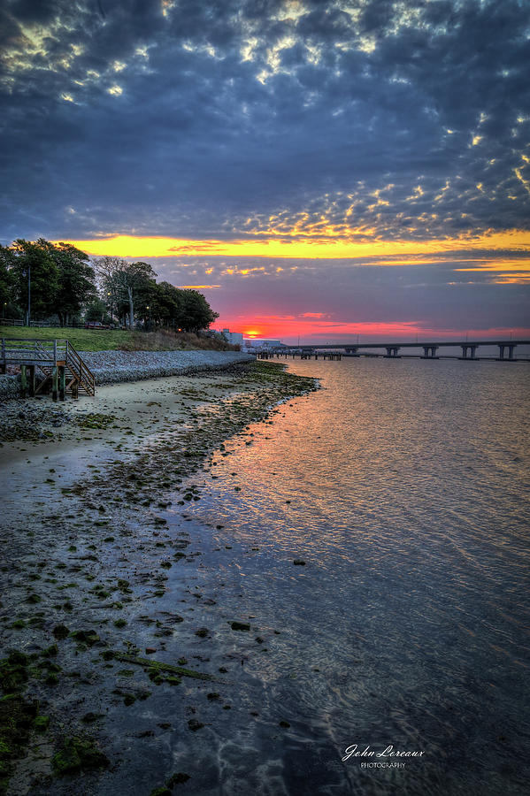 Sunrise at Kennedy Park Photograph by John Loreaux