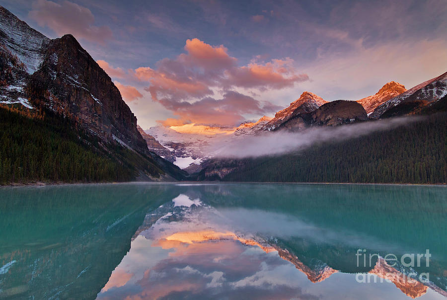Sunrise at Lake Louise, Canadian Rockies, Alberta, Canada Photograph by Neale And Judith Clark