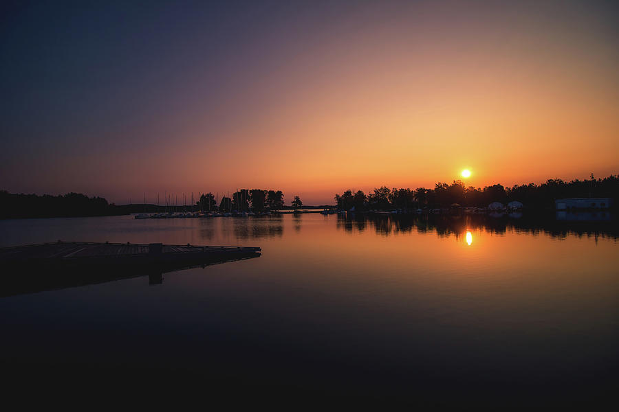 Sunrise at Lake Ramsey Photograph by Jay Smith