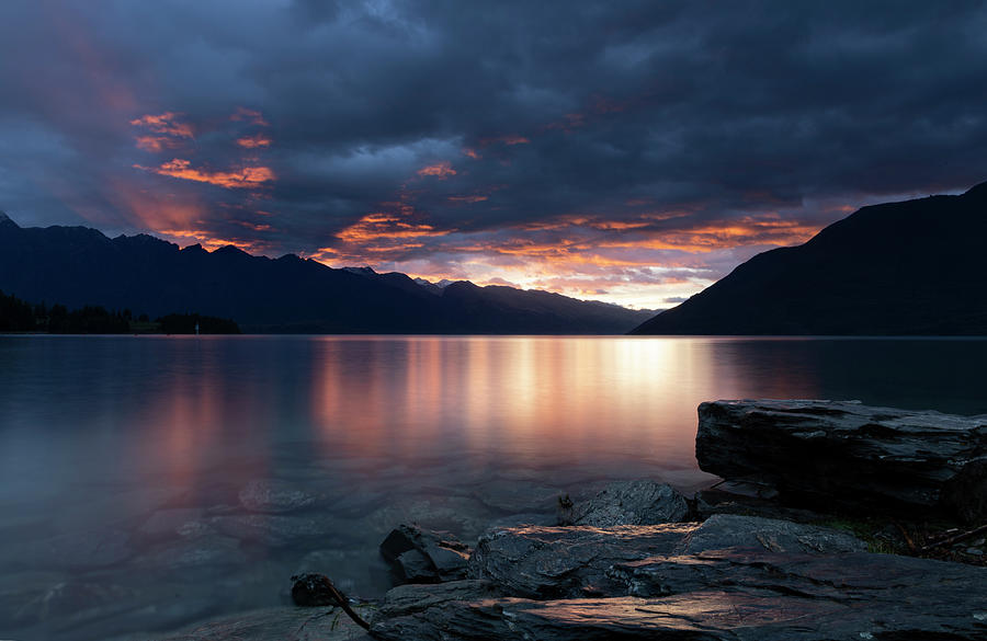 Sunrise at Lake Wakatipu Photograph by Thomas Mitchell | Fine Art America